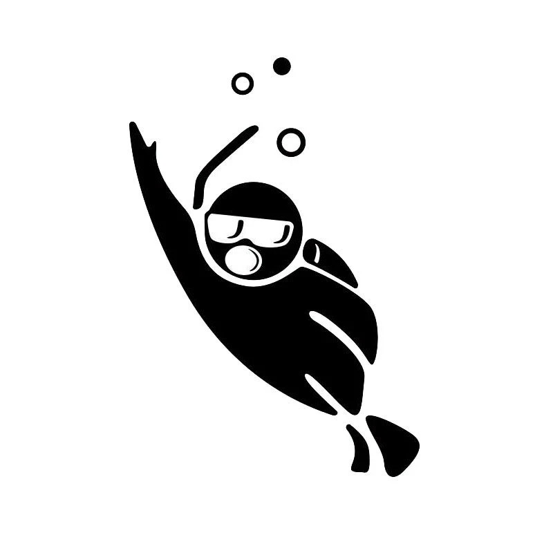 Diving adventure car stickers, - Outdoor Adventure Words ulasan dan harga