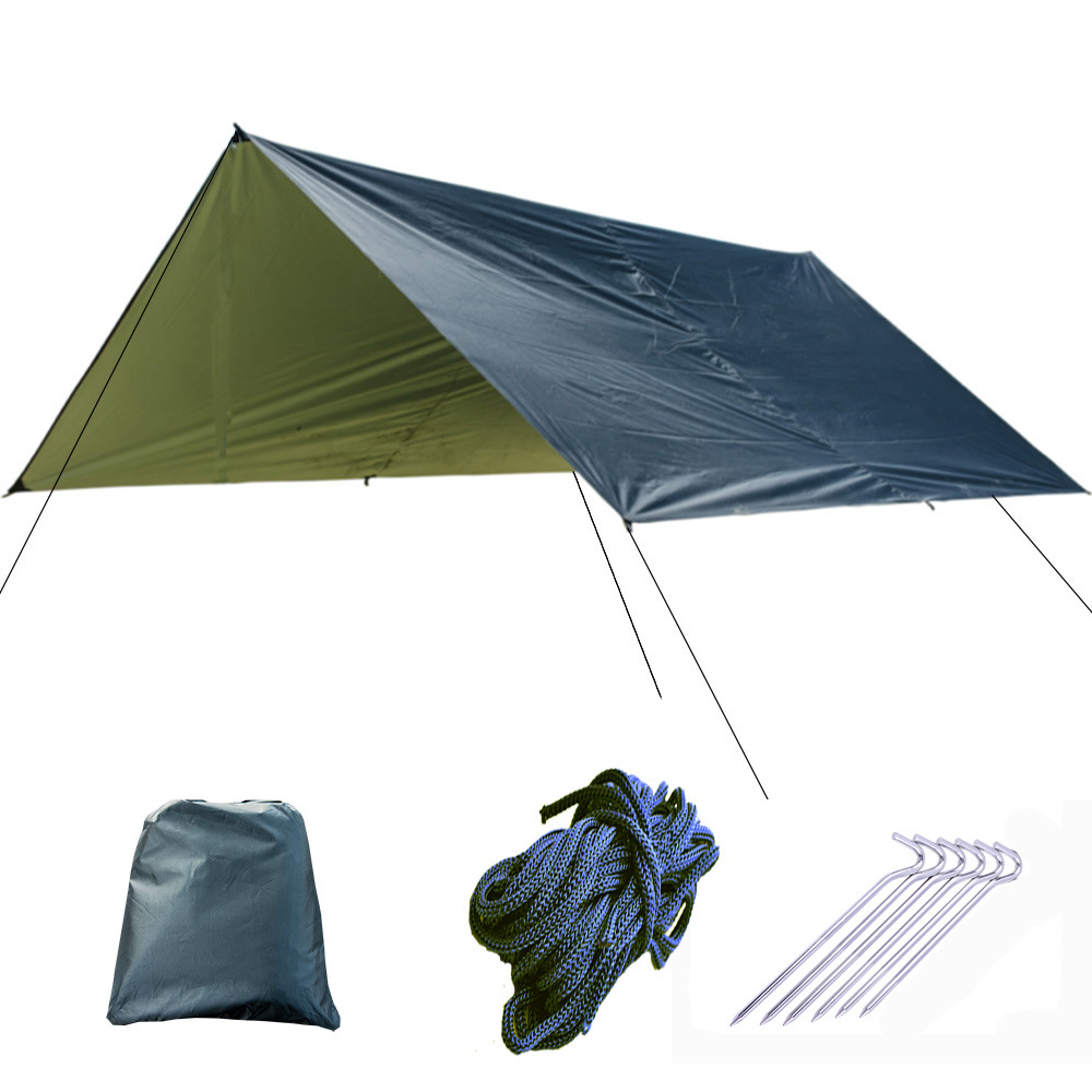 3x3m Awning Waterproof Tarp Te - Hammock Rain Tarp ulasan dan harga