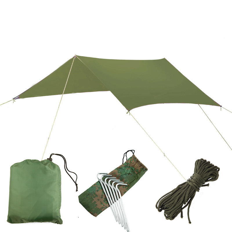 3x3m Awning Waterproof Tarp Te - Hammock Rain Tarp ulasan dan harga