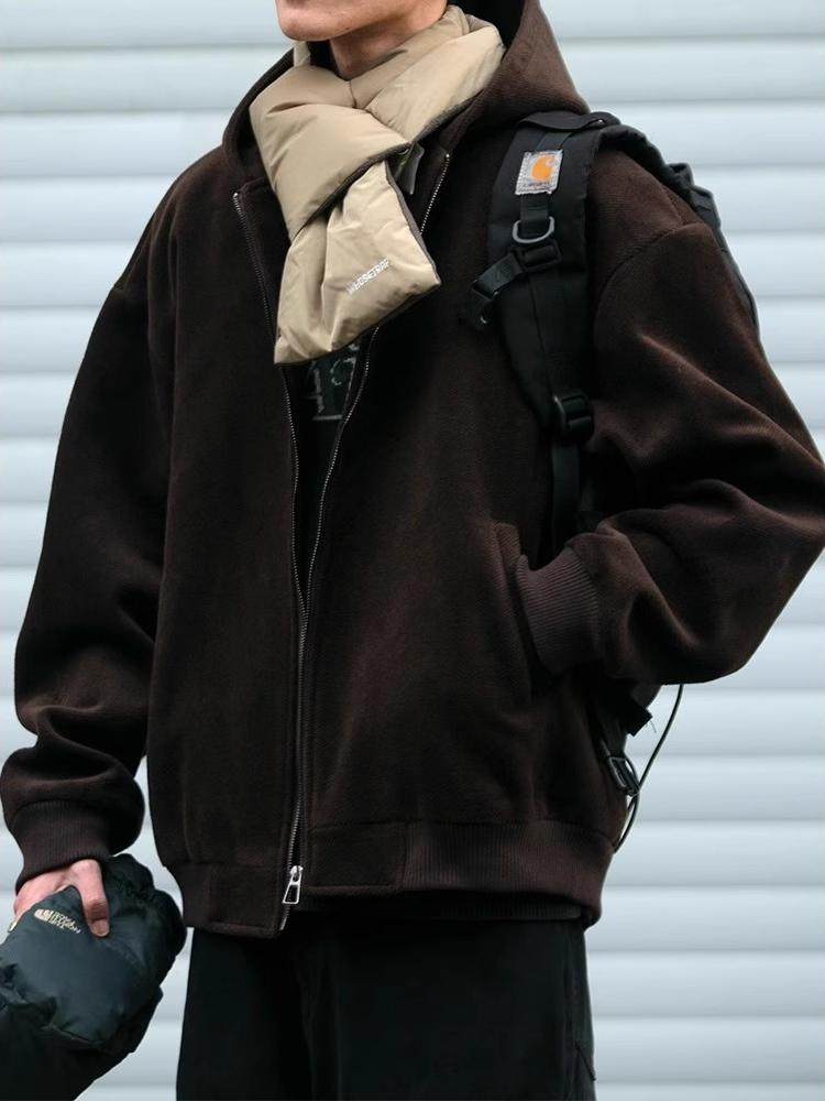 Wool Blend Jacket Man Autumn M - Outdoor Adventure Recreation ulasan dan harga