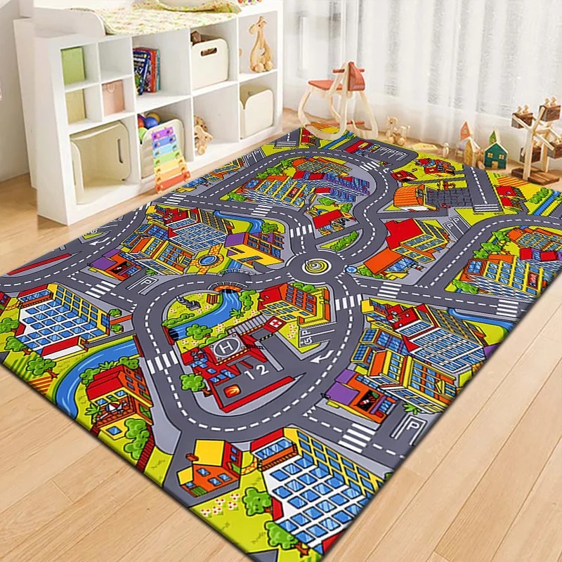 Colorful Kids City Map Play Ma - Outdoor Adventure Education ulasan dan harga