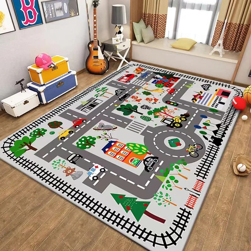 Colorful Kids City Map Play Ma - Outdoor Adventure Education ulasan dan harga
