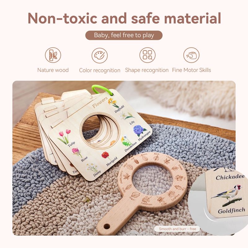 Wooden Magnifying Glass Outdoo - Outdoor Adventure Education ulasan dan harga