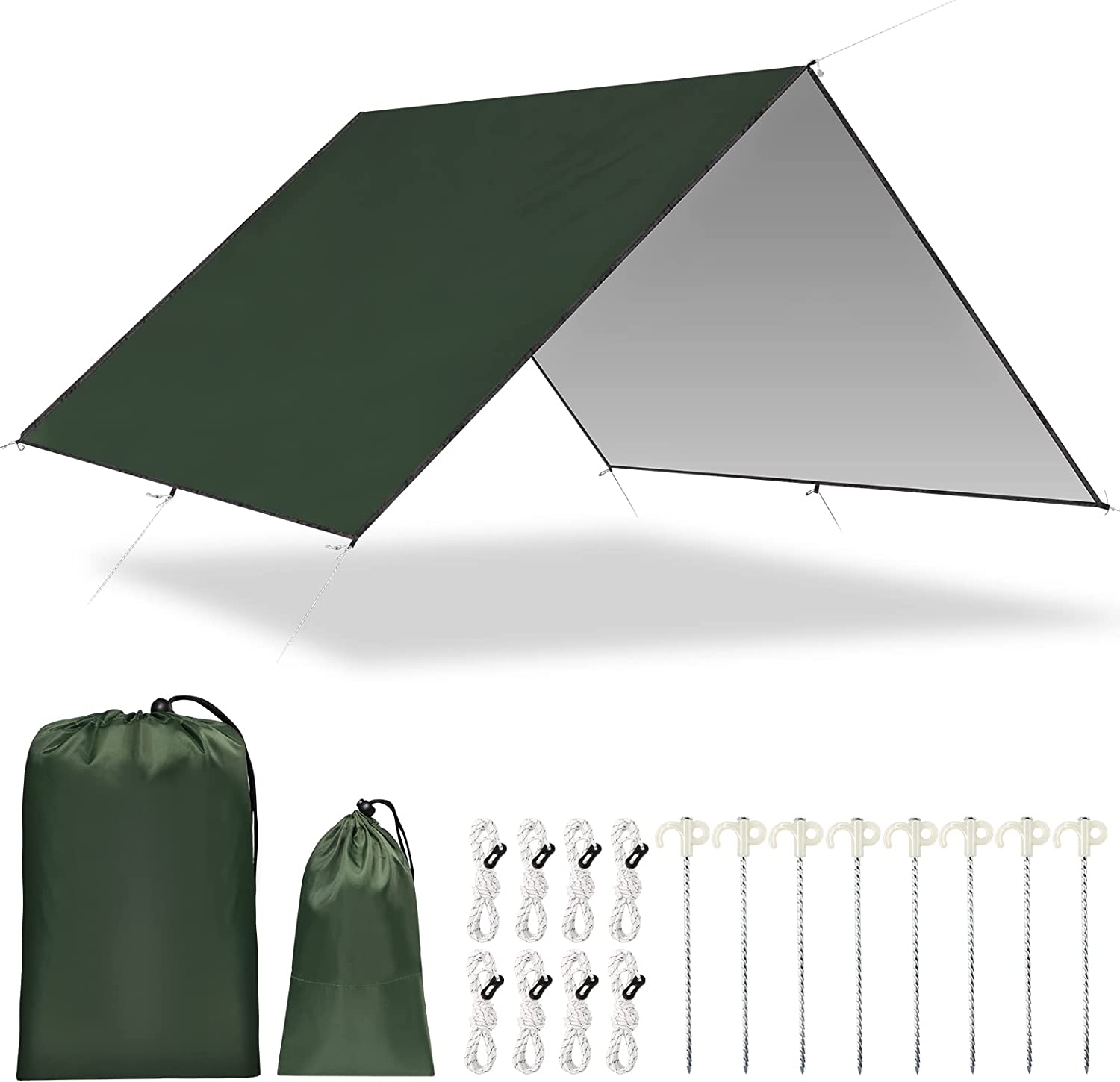 2026 Waterproof Camping Tarp,  - Hammock Rain Tarp ulasan dan harga