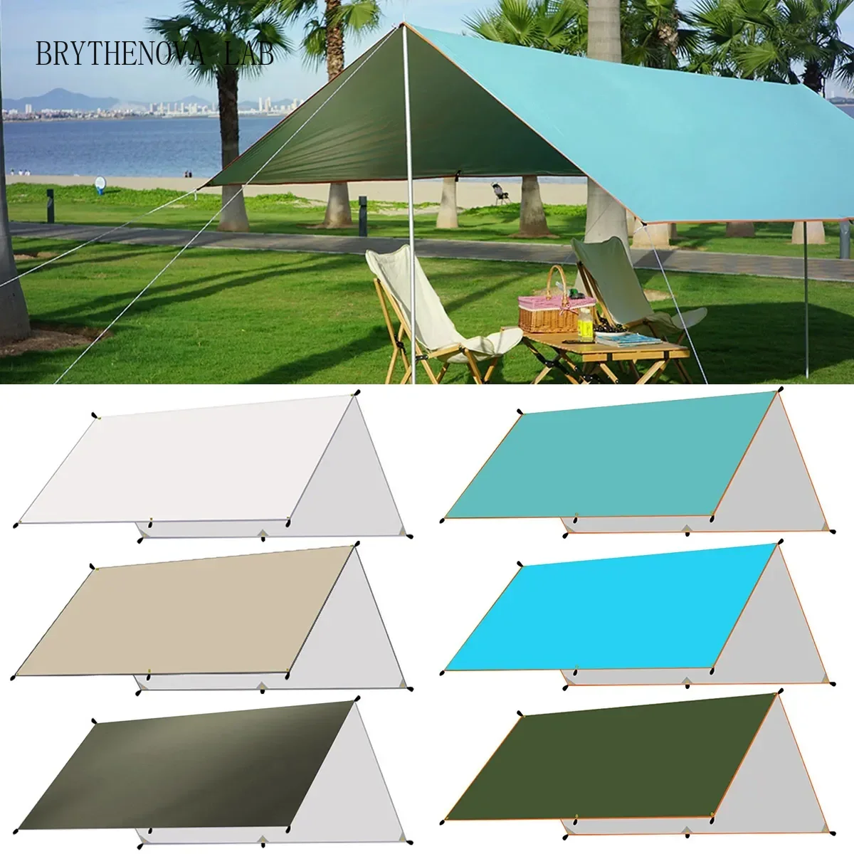 Camping Tarp Waterproof Tent H - Hammock Rain Tarp ulasan dan harga