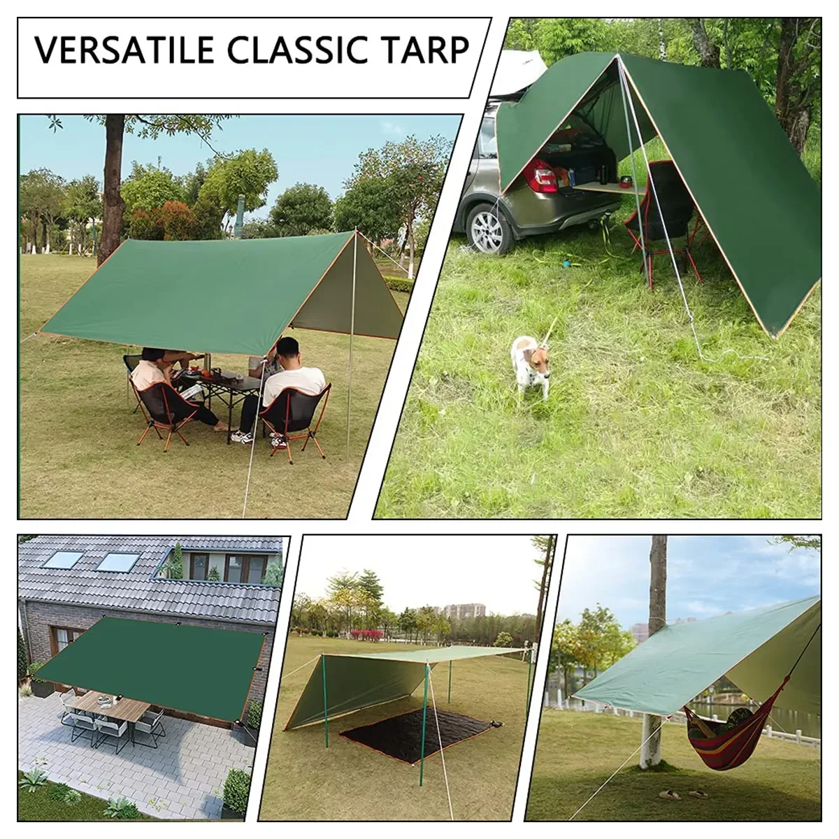 Camping Tarp Waterproof Tent H - Hammock Rain Tarp ulasan dan harga