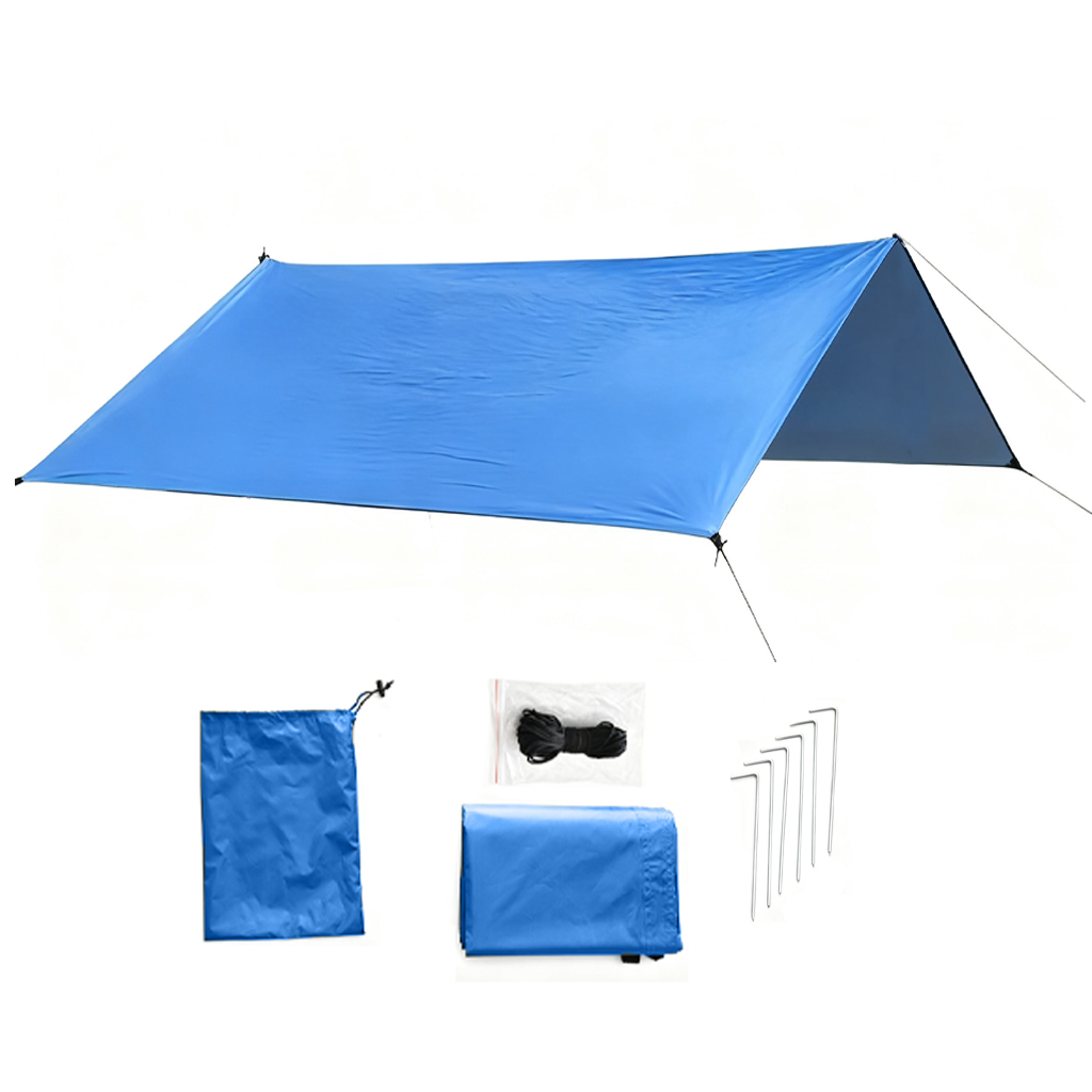 DANCHEL 3x3m Camping Tarp Wate - Hammock Rain Tarp ulasan dan harga