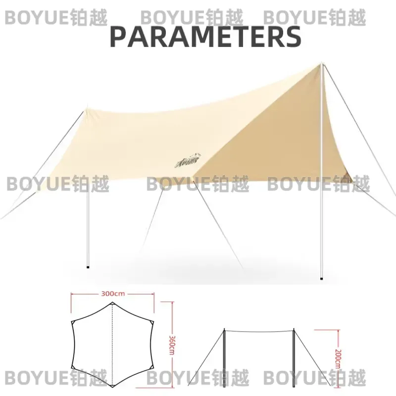 Outdoor Camping Sunshade Tarp  - Hammock Rain Tarp ulasan dan harga