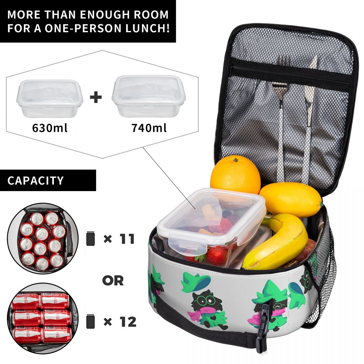 Deltarune Insulated Lunch Bags - Outdoor Adventure Girls ulasan dan harga