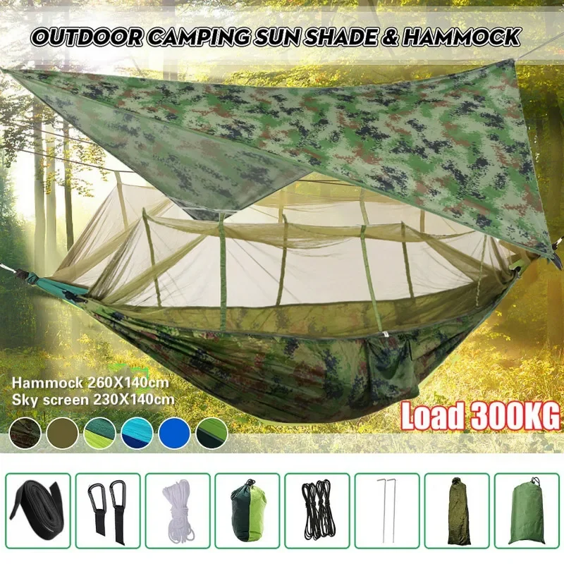 Lightweight Portable Camping H - Hammock Rain Tarp ulasan dan harga